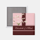 Cherry Blossom Magnet (Vorderseite/Rückseite)