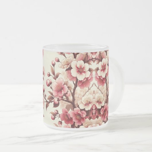 Cherry Blossom Mattglastasse (VorderseiteRechts)