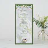 Cherry Blossom Menü Menükarte (Stehend Vorderseite)