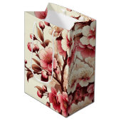 Cherry Blossom Mittlere Geschenktüte (Vorderseite Schrägansicht)