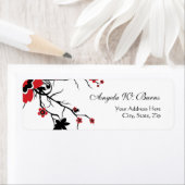 Cherry Blossom Modern Custom Address Labels (Insitu)