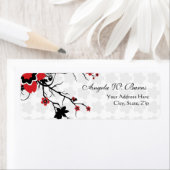 Cherry Blossom Modern Custom Address Labels (Insitu)