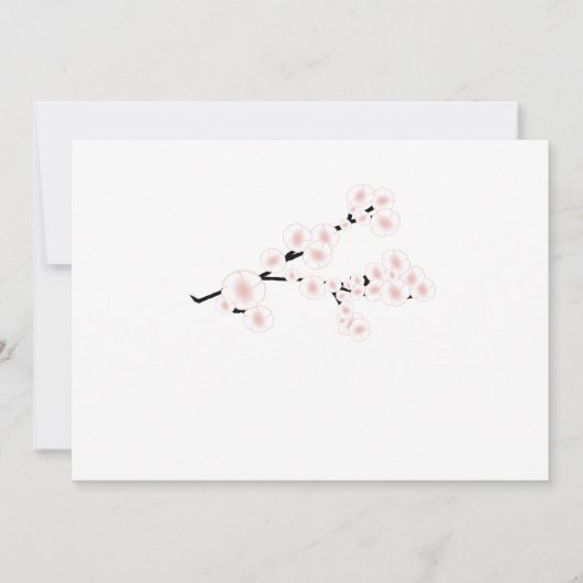 Cherry Blossom Moderne, einfache Hochzeitsideen (Vorderseite)