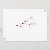 Cherry Blossom Moderne, einfache Hochzeitsideen (Vorne/Hinten)