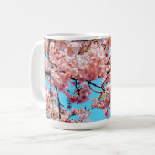 Cherry Blossom Moderner Tee/Kaffee Tasse (Vorderseite Links)
