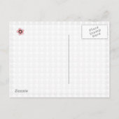 Cherry Blossom Modernes Brautparty Einladungspostkarte (Rückseite)