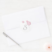 Cherry Blossom Monogram Sticker (Umschlag)
