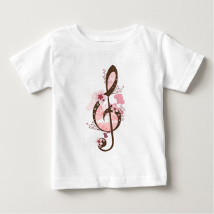 Cherry Blossom Music Baby T-shirt