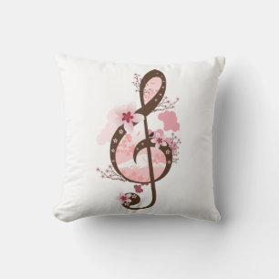 Cherry Blossom Music Kissen