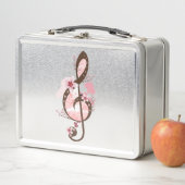 Cherry Blossom Music Metall Brotdose (Beispiel)