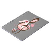 Cherry Blossom Music Notizblock (Linke Seite)