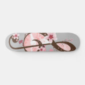 Cherry Blossom Music Skateboard (Horizontal)