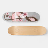 Cherry Blossom Music Skateboard (Horizontal)