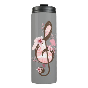 Cherry Blossom Music Thermosbecher