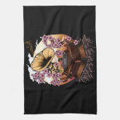 Cherry Blossom Musical Geschirrtuch (Vertikal)