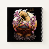 Cherry Blossom Musical Notizblock (Rückseite)