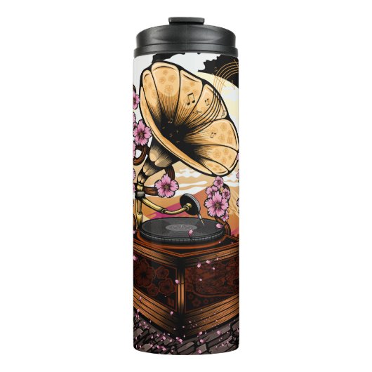 Cherry Blossom Musical Thermosbecher (Vorderseite)