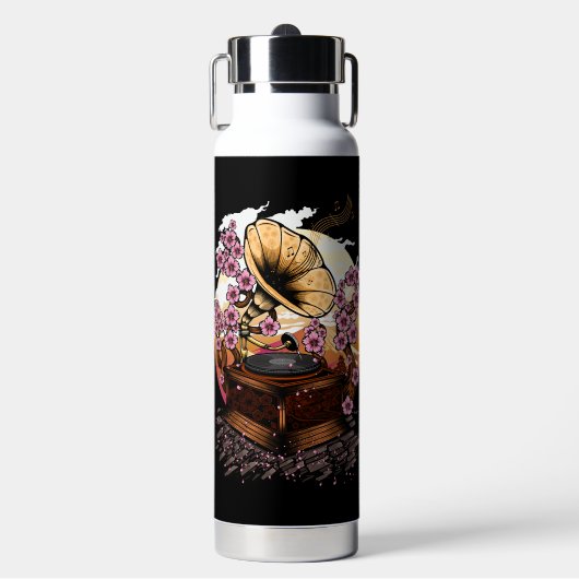 Cherry Blossom Musical Trinkflasche (Vorderseite)