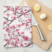 Cherry Blossom Muster Geschirrtuch (Viertel Falte)