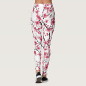 Cherry Blossom Muster Leggings (Rückseite)