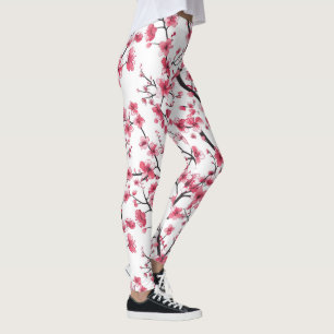 Cherry Blossom Muster Leggings