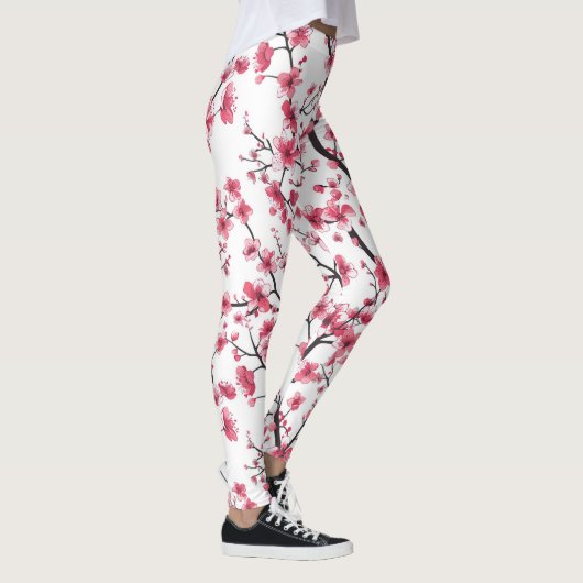 Cherry Blossom Muster Leggings (Rechts)