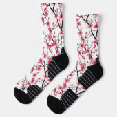 Cherry Blossom Muster Socken (Links)