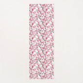 Cherry Blossom Muster Yogamatte (Vorderseite)