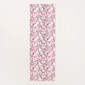 Cherry Blossom Muster Yogamatte (Rückseite)