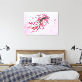 Cherry Blossom Mutter Canvas Print (verschiedene G Leinwanddruck (Insitu (Schlafzimmer))