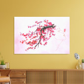 Cherry Blossom Mutter Canvas Print (verschiedene G Leinwanddruck (Insitu (Wohnzimmer))