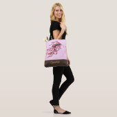 Cherry Blossom Mutter Personalisiert Tote Bag Tasche (Am Model)
