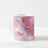 Cherry Blossom Mutter-Tag-Tasse Kaffeetasse (Vorderseite Links)