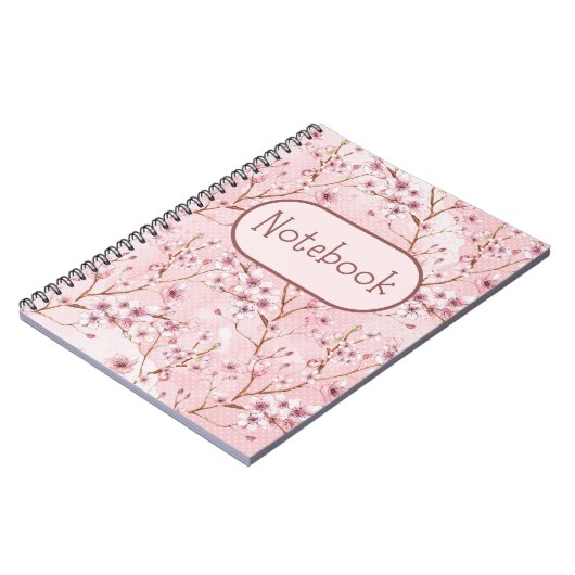Cherry Blossom-Notebook Notizblock (Linke Seite)