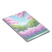 Cherry Blossom-Notebook Notizblock (Rechte Seite)