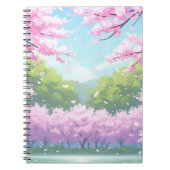 Cherry Blossom-Notebook Notizblock (Vorderseite)