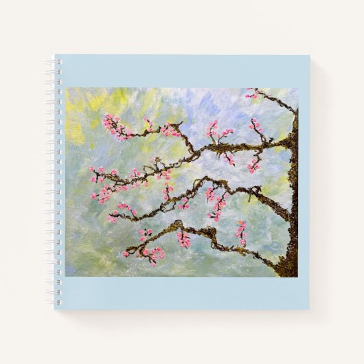Cherry Blossom-Notebook Notizblock (Vorderseite)