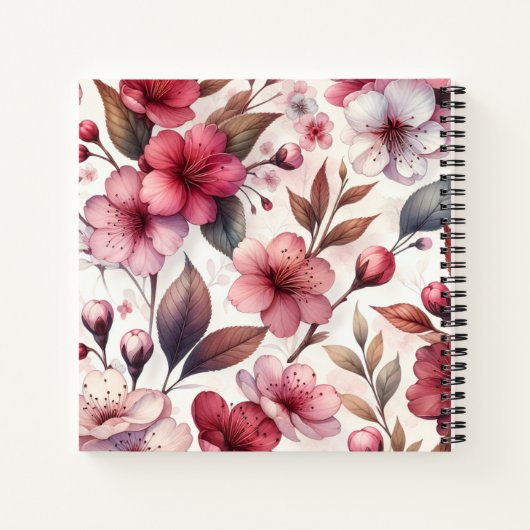 Cherry Blossom Notizblock (Rückseite)