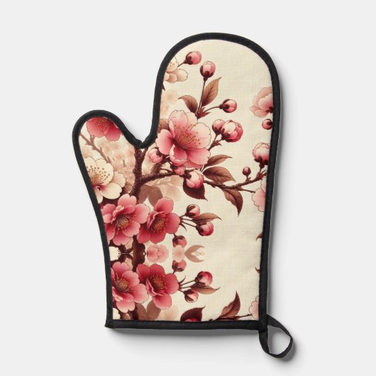 Cherry Blossom Ofenhandschuh (Vorderseite)