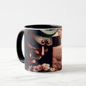 Cherry Blossom Oni Tasse (Vorderseite Links)