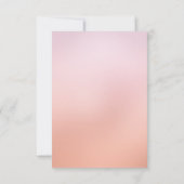 Cherry Blossom Orchard Tree Wedding RSVP Card Einladung (Rückseite)