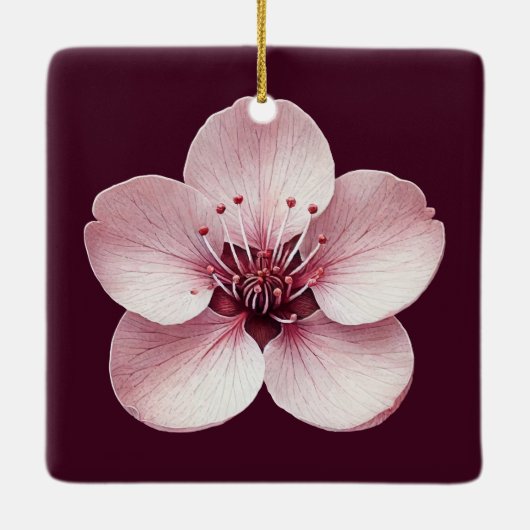 Cherry Blossom Ornament (Rückseite)