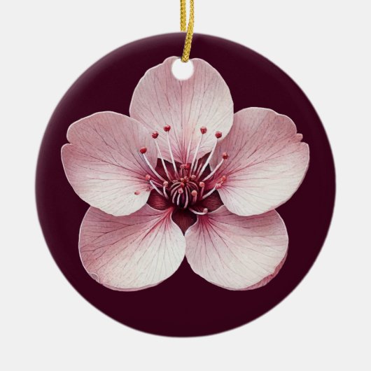 Cherry Blossom Ornament (Vorne)
