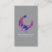 Cherry Blossom Paint Swirl Design – Custom Visitenkarte (Vorderseite)
