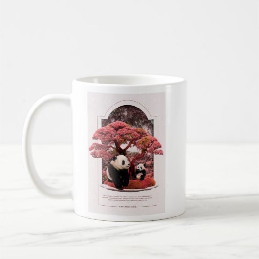 Cherry Blossom Panda Kaffeetasse (Links)