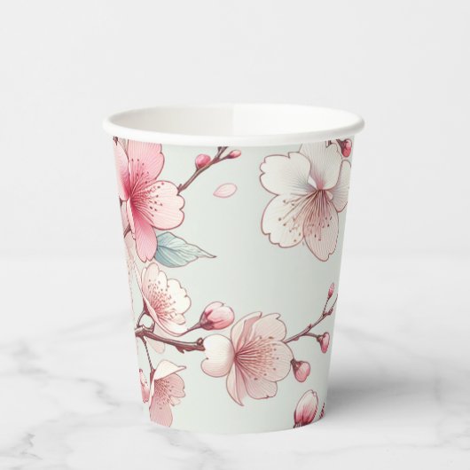Cherry Blossom Pappbecher (Links)