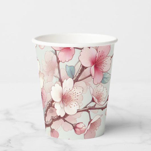 Cherry Blossom Pappbecher (Vorderseite)