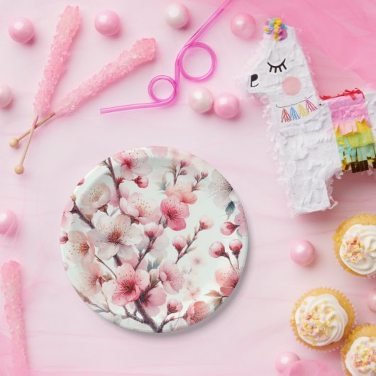 Cherry Blossom Pappteller (Party)