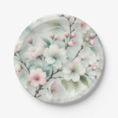 Cherry Blossom Pappteller (Vorderseite)