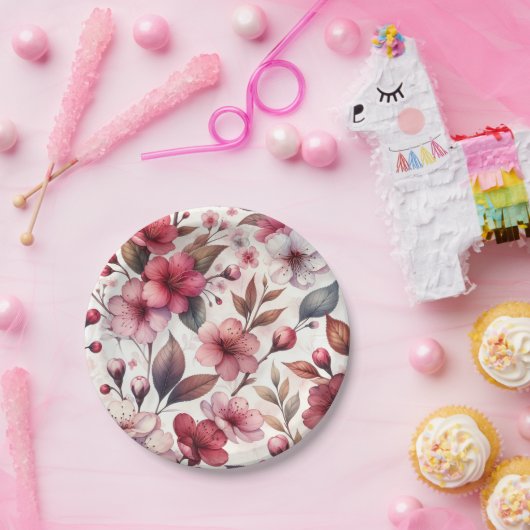 Cherry Blossom Pappteller (Party)